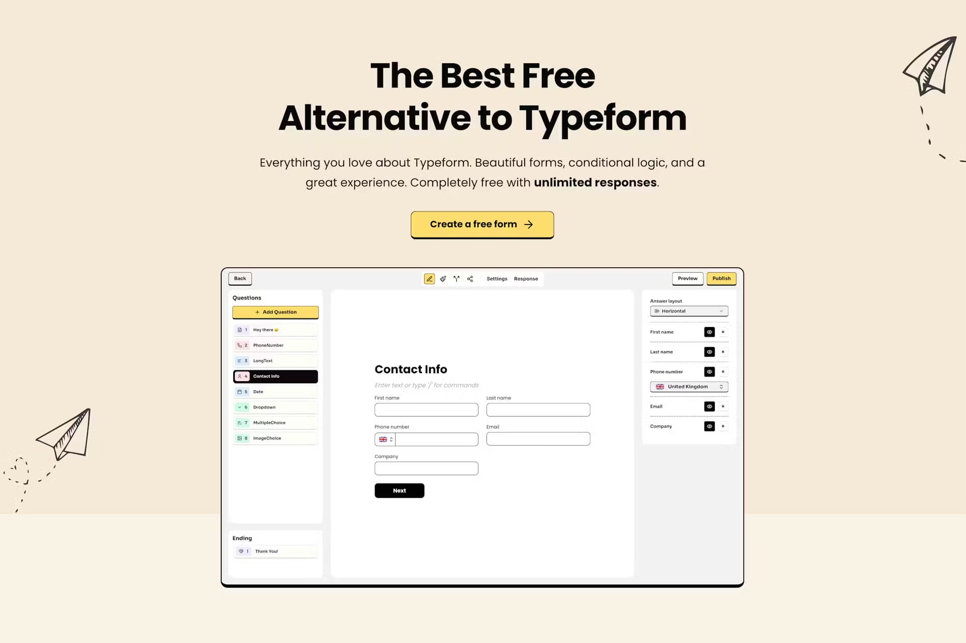 Collectform screenshot 1