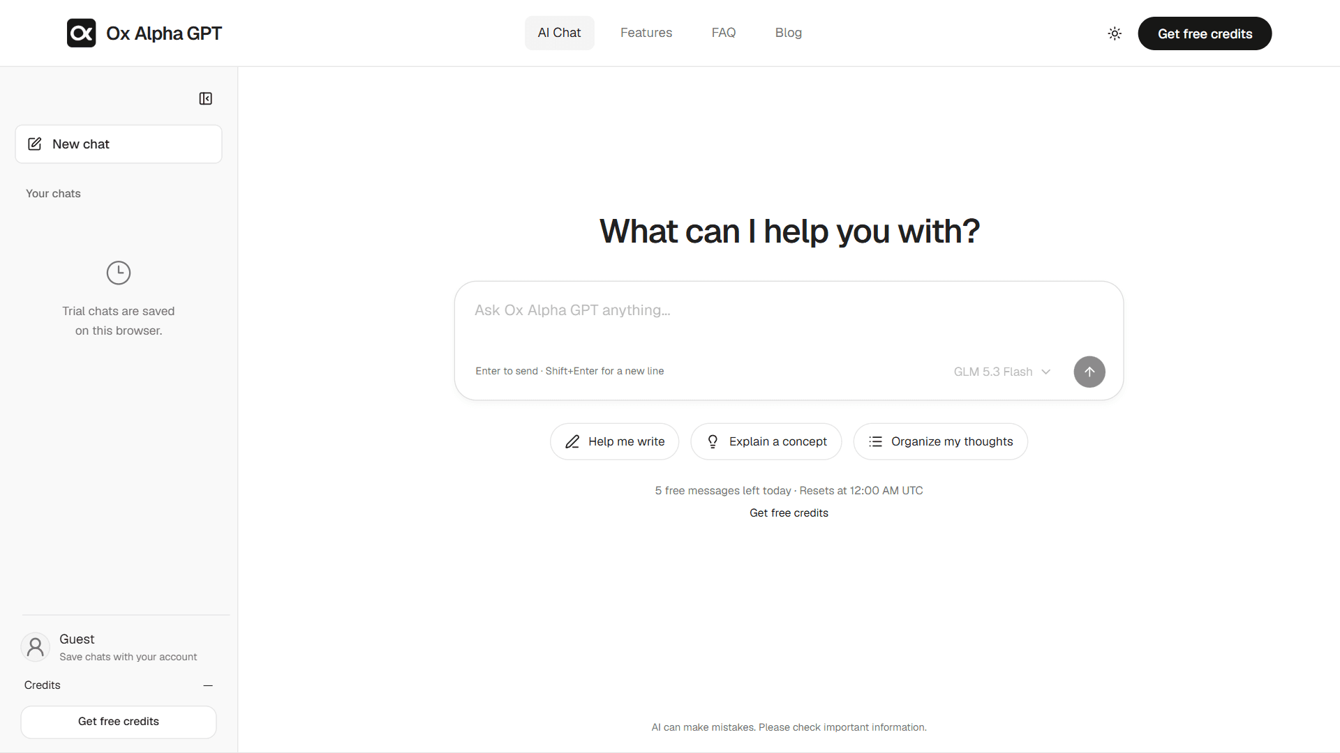 Ox Alpha screenshot 1