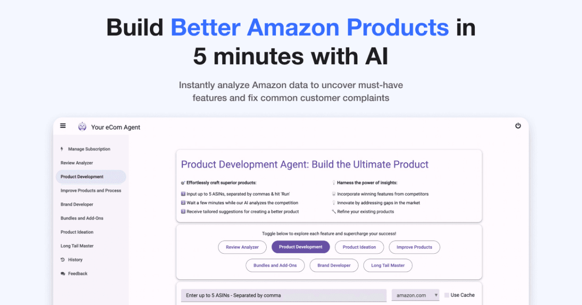 Your eCom Agent screenshot 1