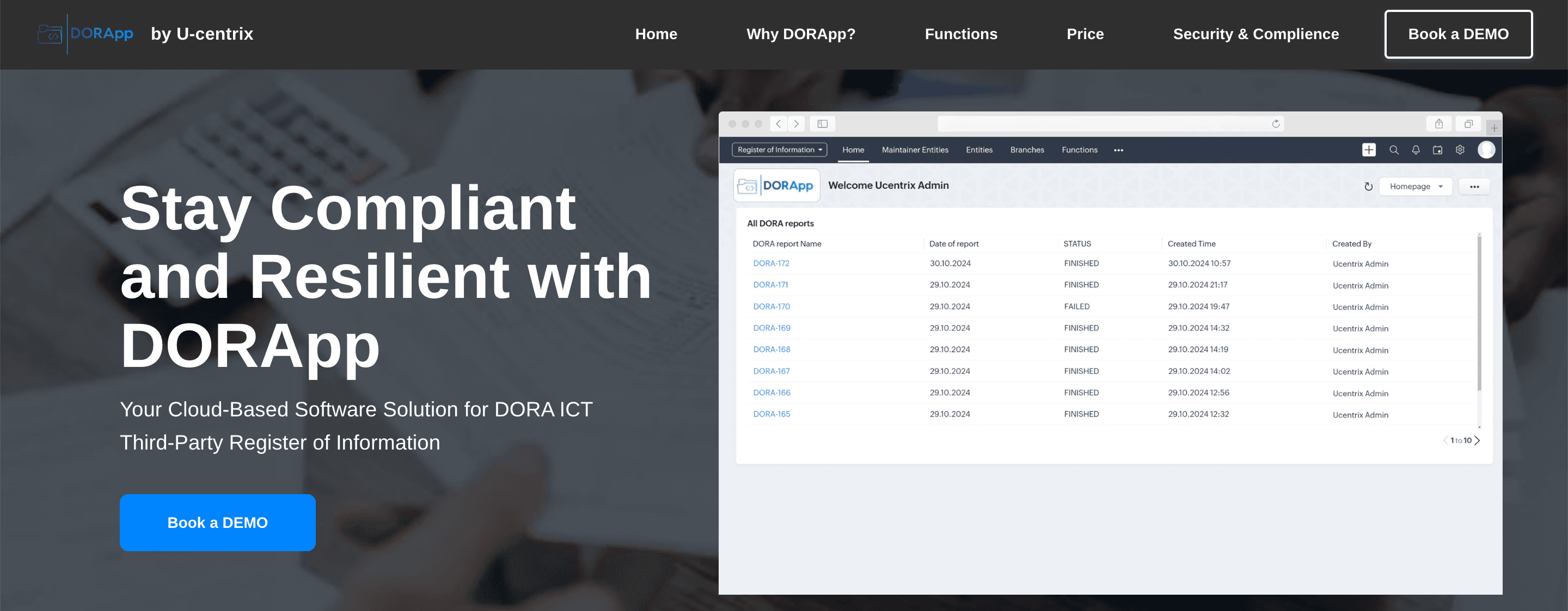 DORApp screenshot 1