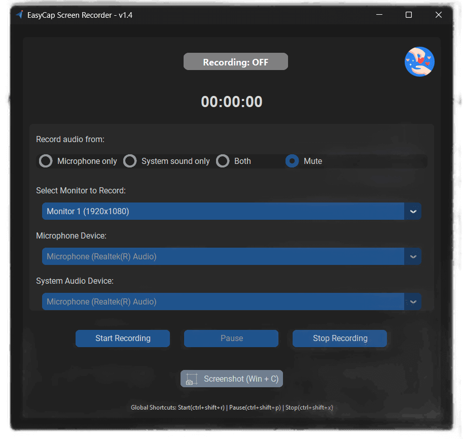 EasyCap screenshot 1