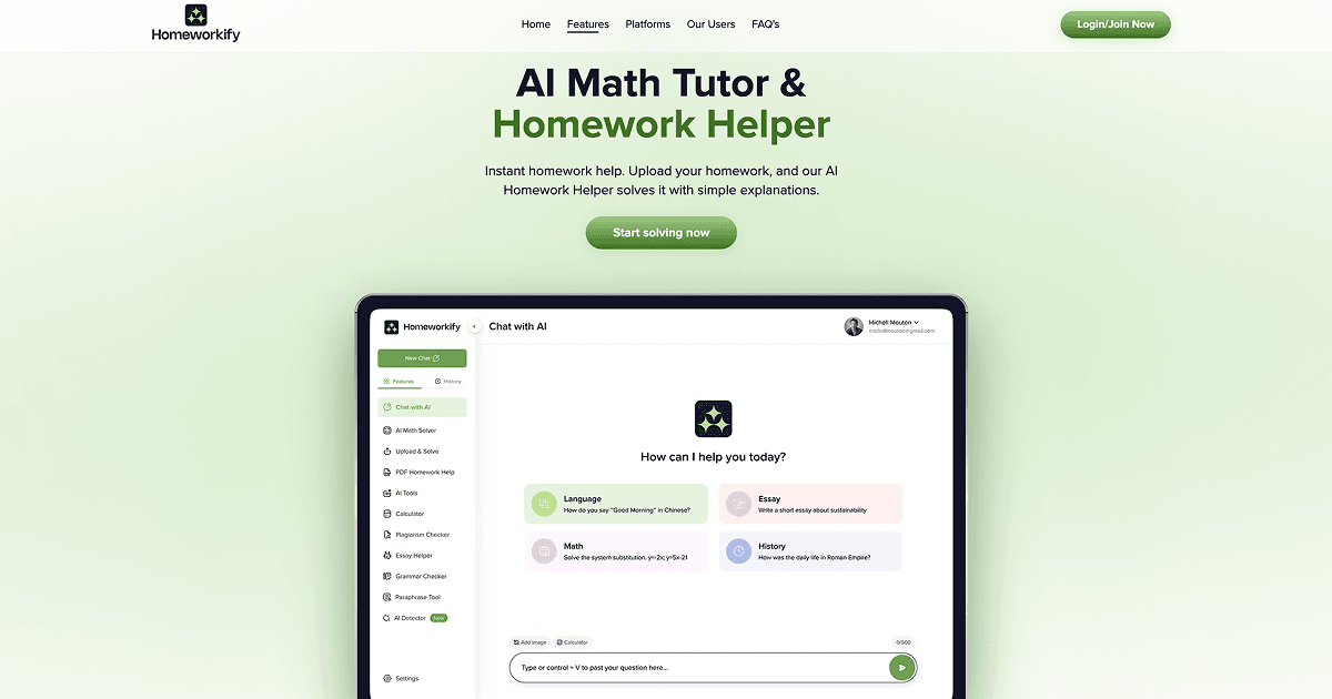 Homeworkify screenshot 1