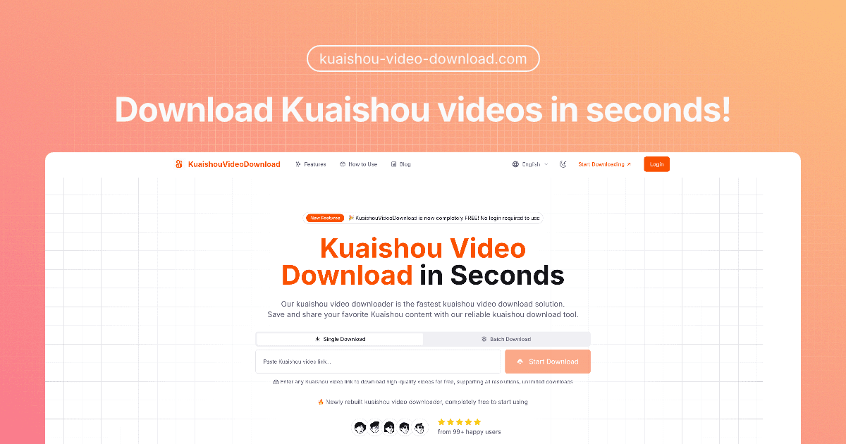 Kuaishou Video Download screenshot 1