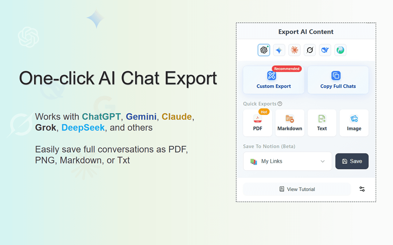 AI Exporter screenshot 1