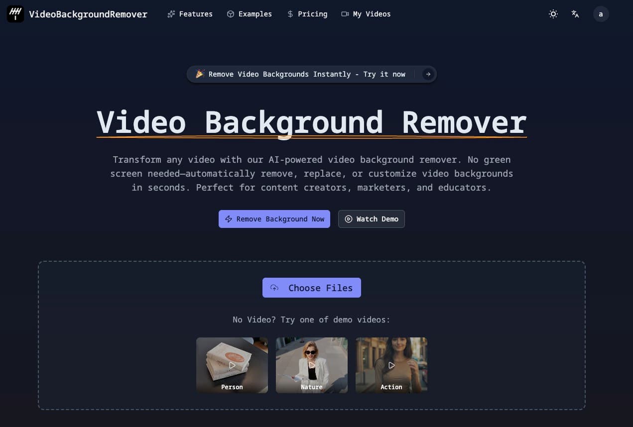 Video Background Remover screenshot 1