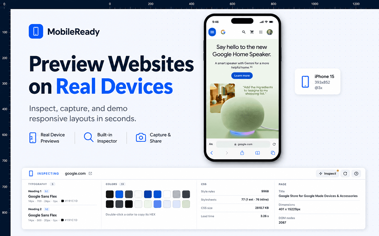MobileReady screenshot 1