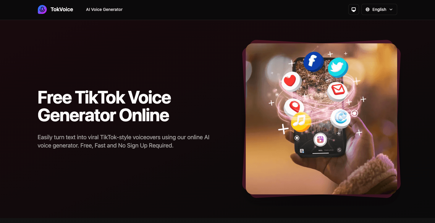 TokVoice screenshot 1