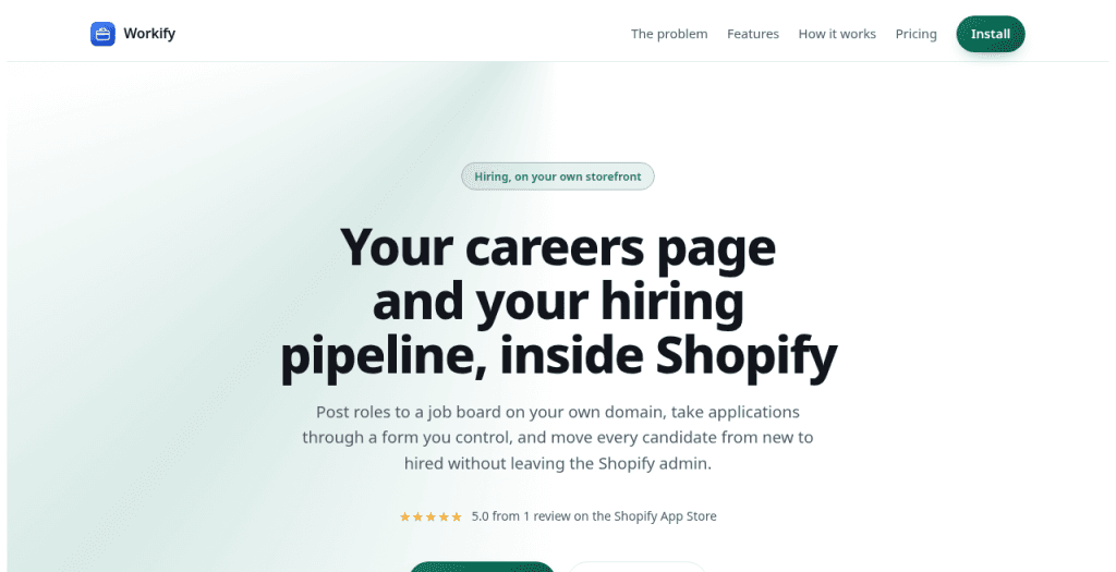 Workify screenshot 1