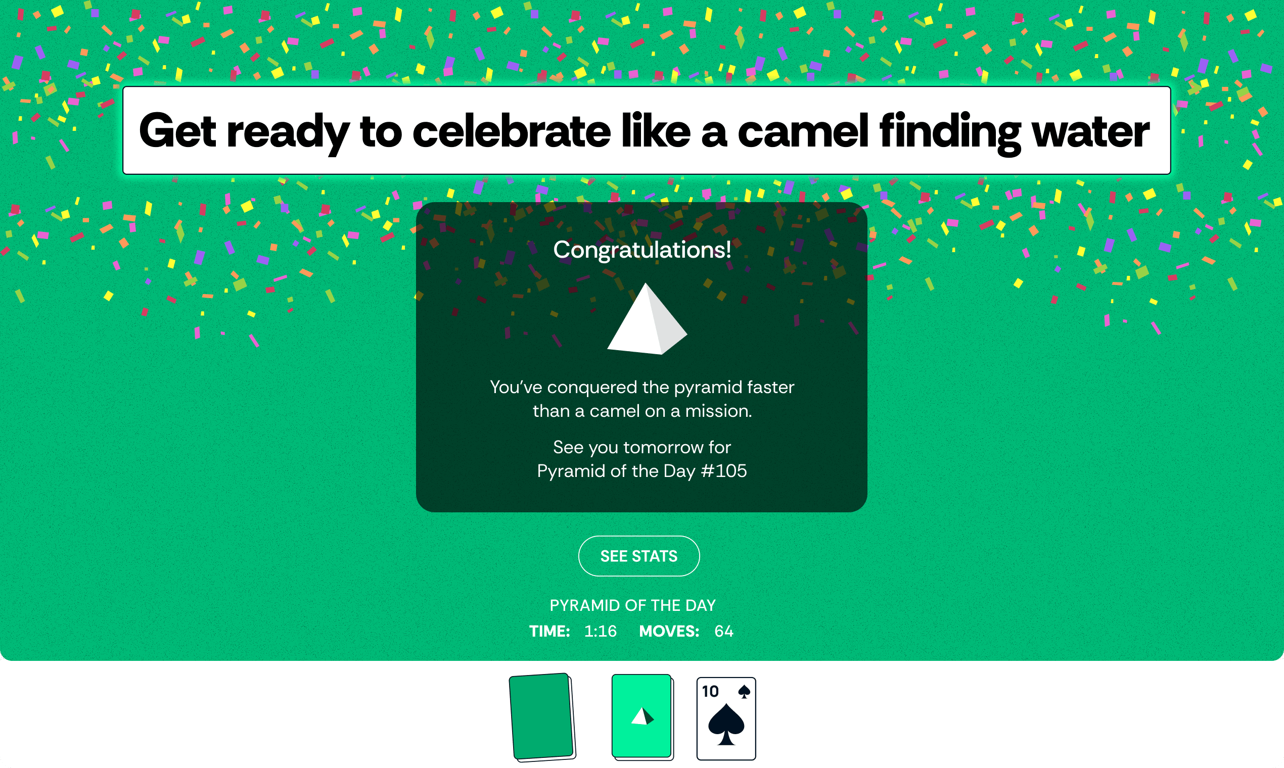 Pyramid.com Solitaire screenshot 1