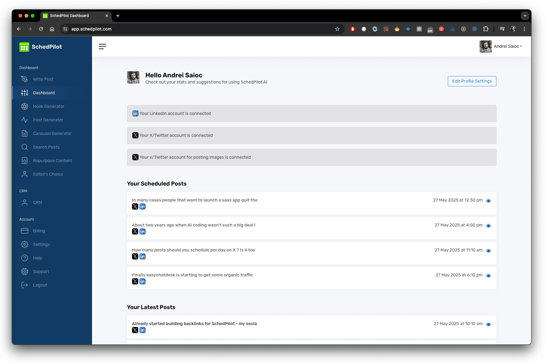 SchedPilot screenshot 1
