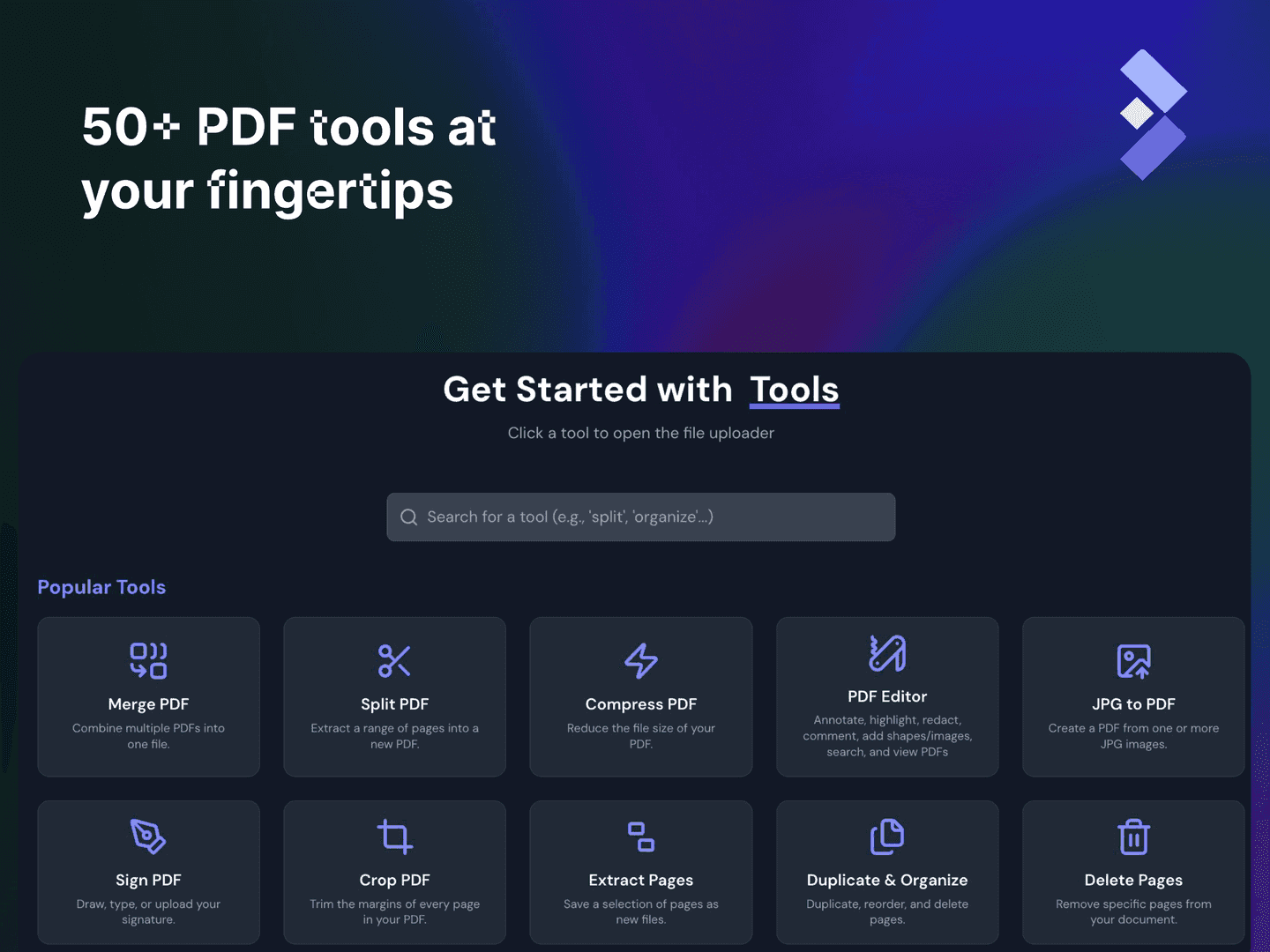 privacy-first PDF toolkit screenshot 1