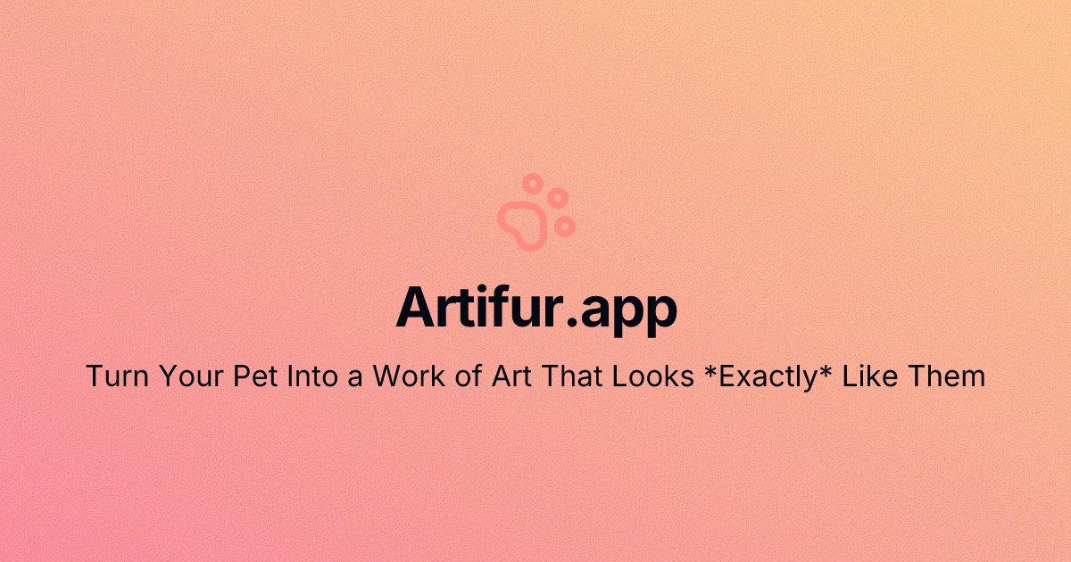 Artifur - Lifelike & Artistic Pet Portra screenshot 1