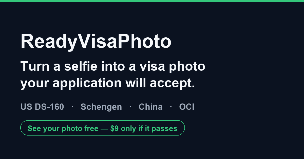 ReadyVisaPhoto screenshot 1