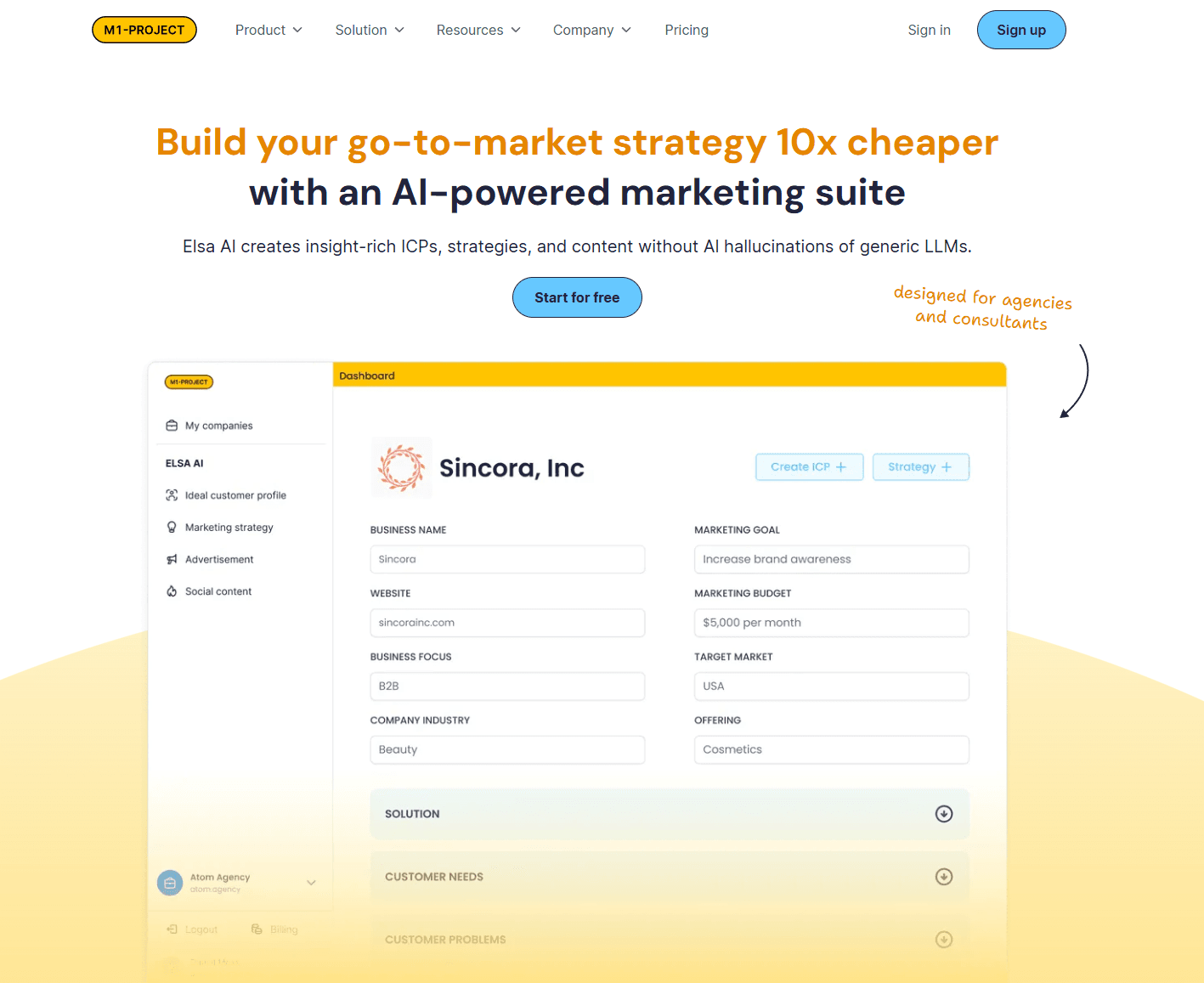 Marketing Assistant (Elsa AI) screenshot 1