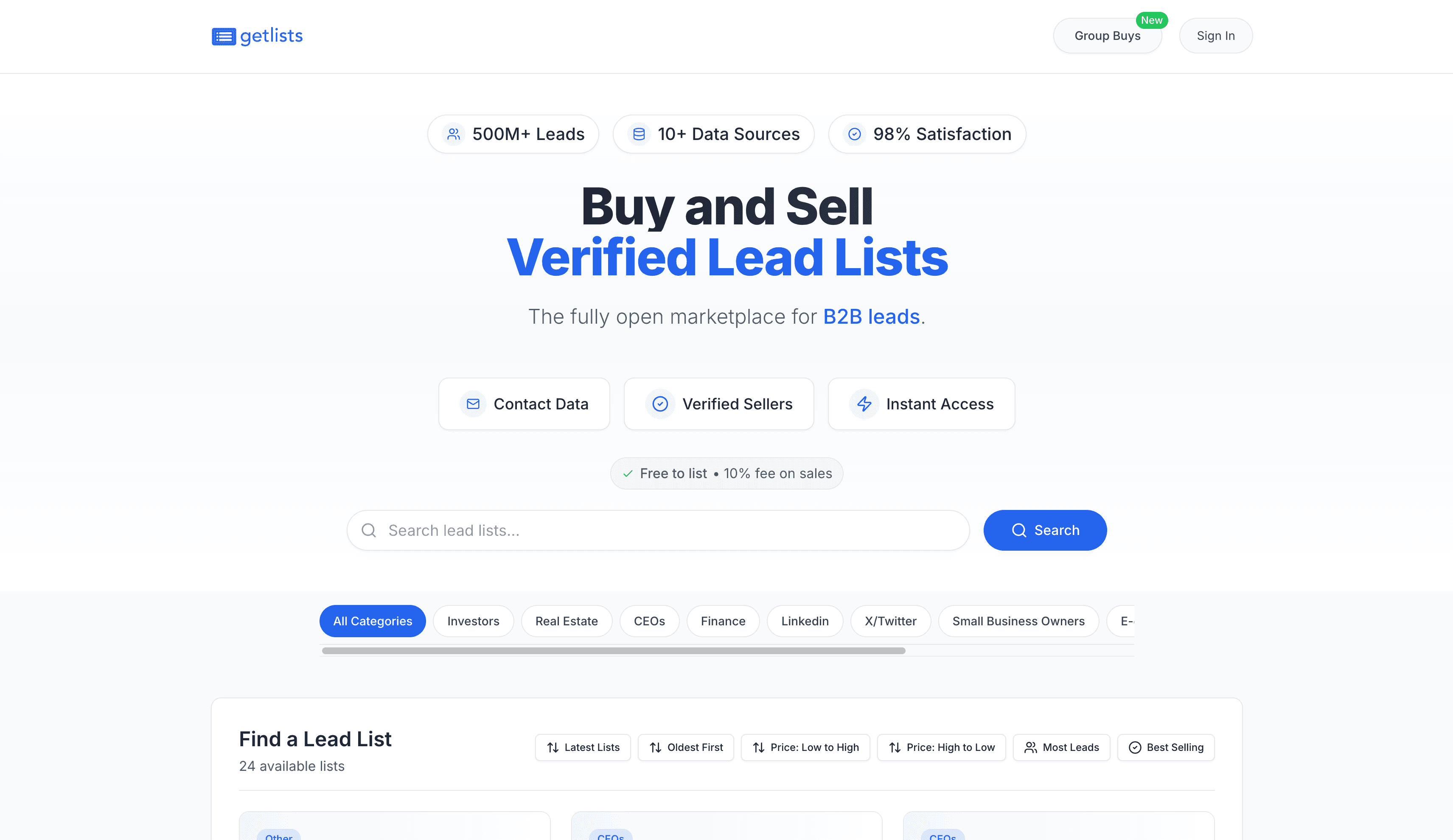 GetlLists screenshot 1