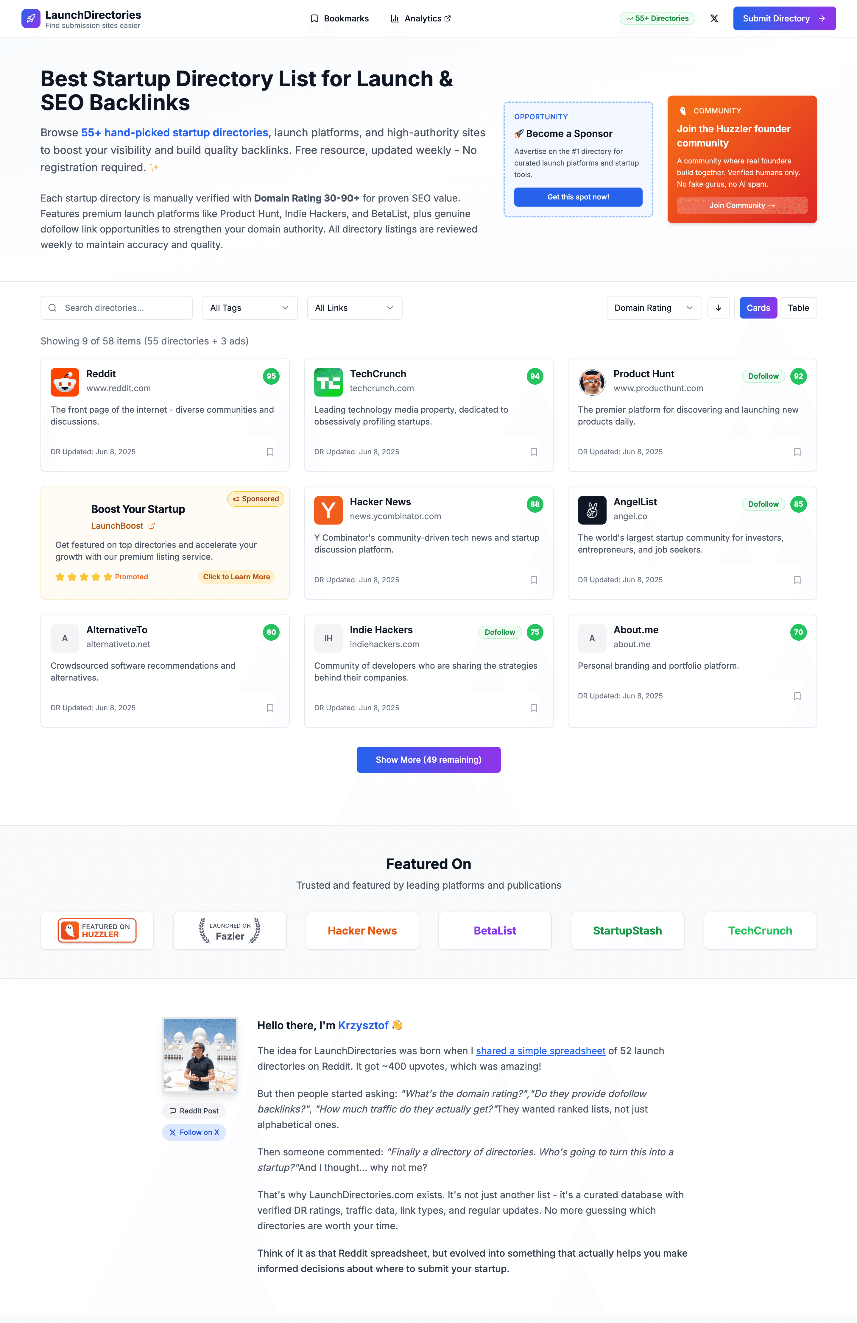 LaunchDirectories screenshot 1
