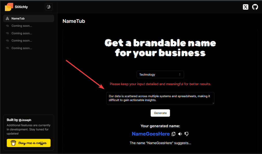 Stitchtly screenshot 1