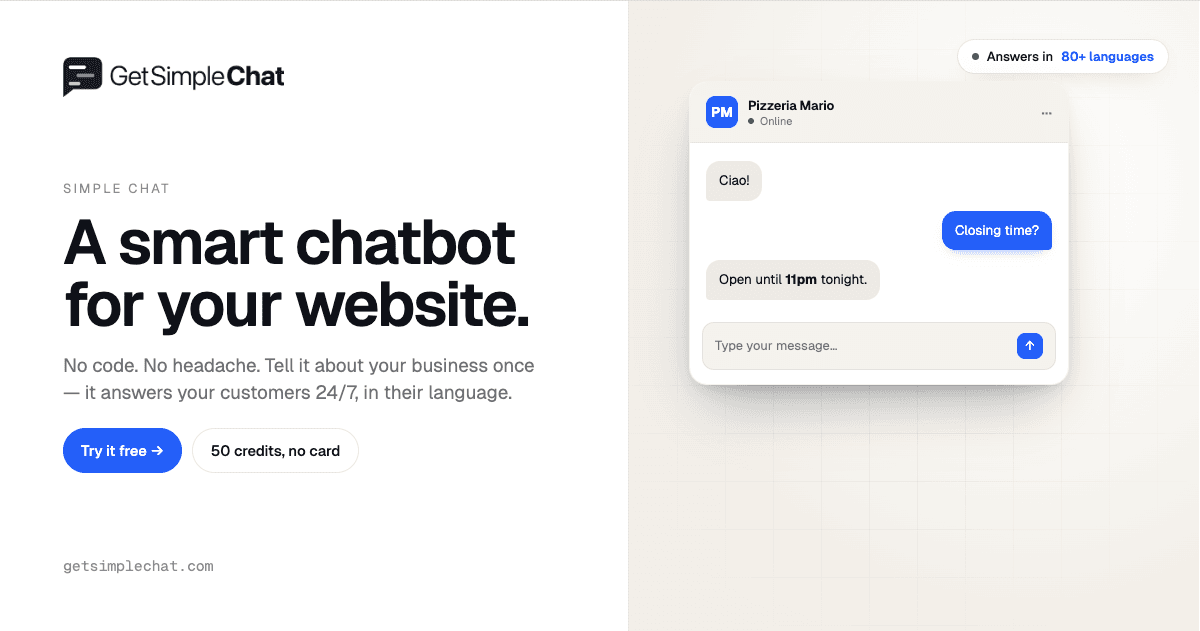 Get Simple Chat screenshot 1