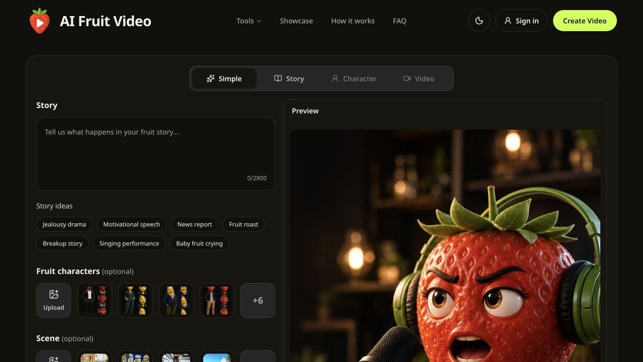 AI Fruit Video screenshot 1