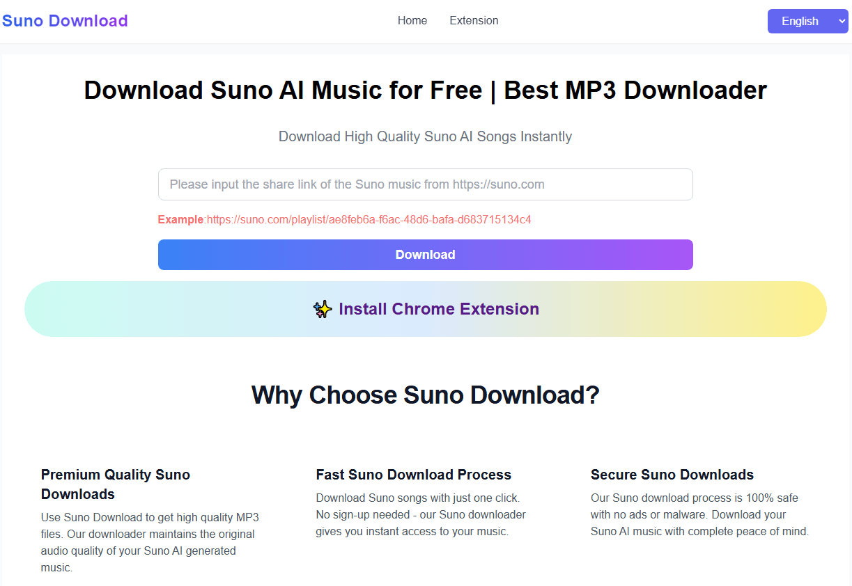 suno downloader screenshot 1