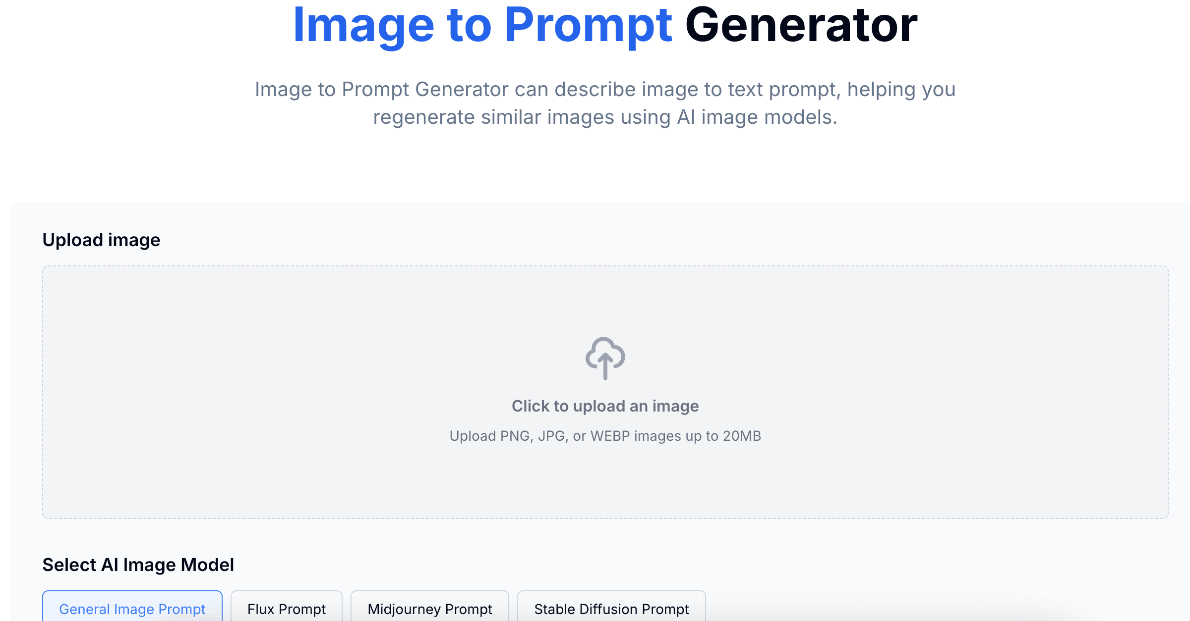 Image to Prompt screenshot 1