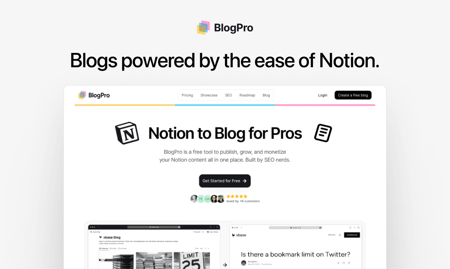 Blogpro screenshot 1