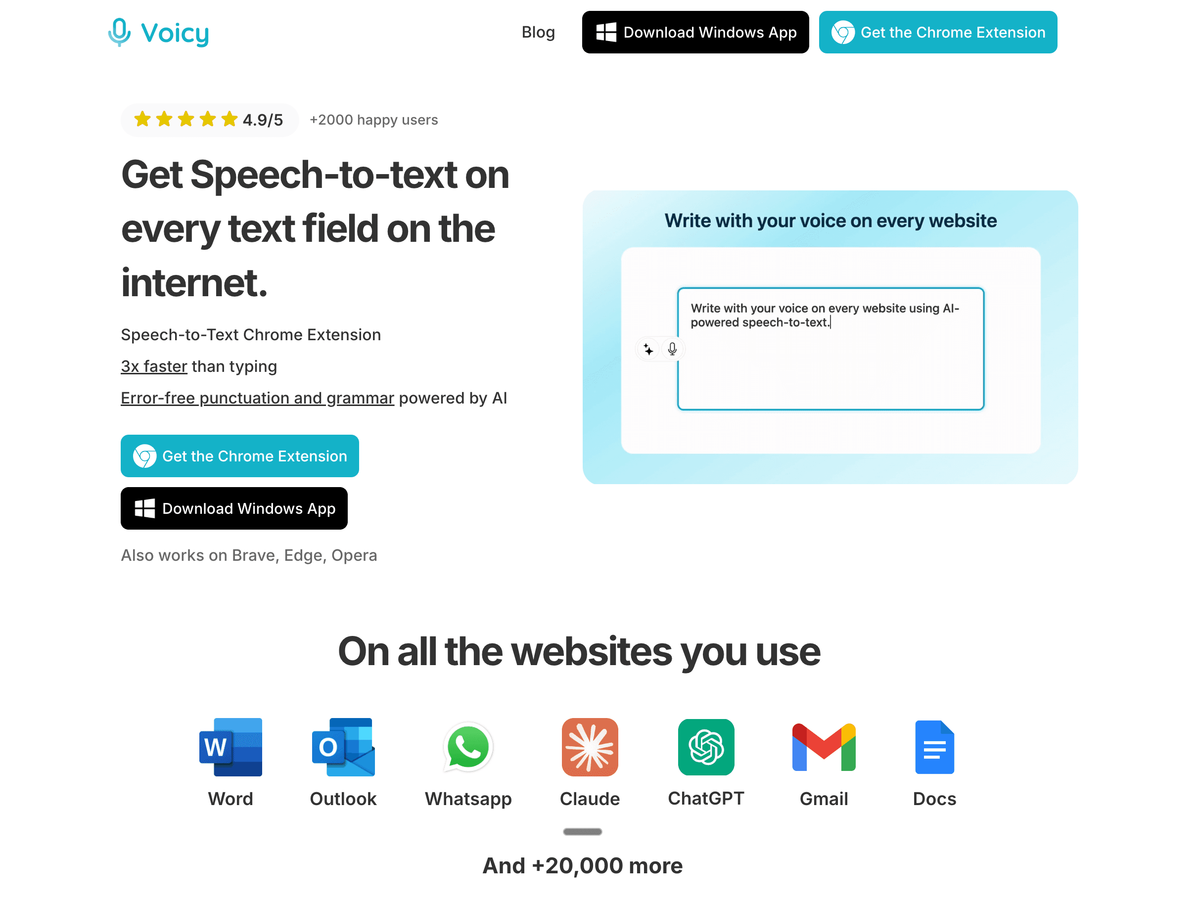 Voicy - Speech to Text screenshot 1