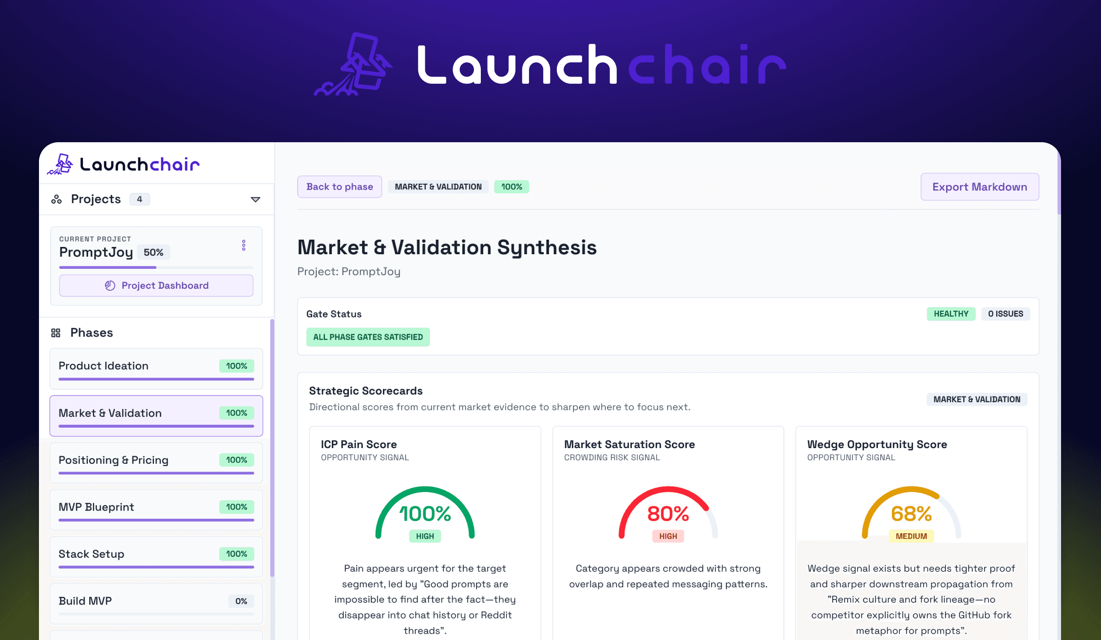LaunchChair screenshot 1