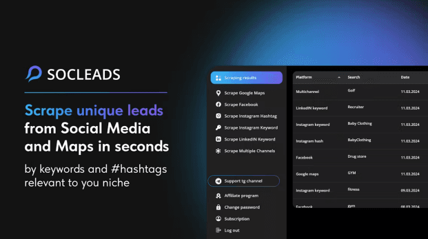 SocLeads screenshot 1