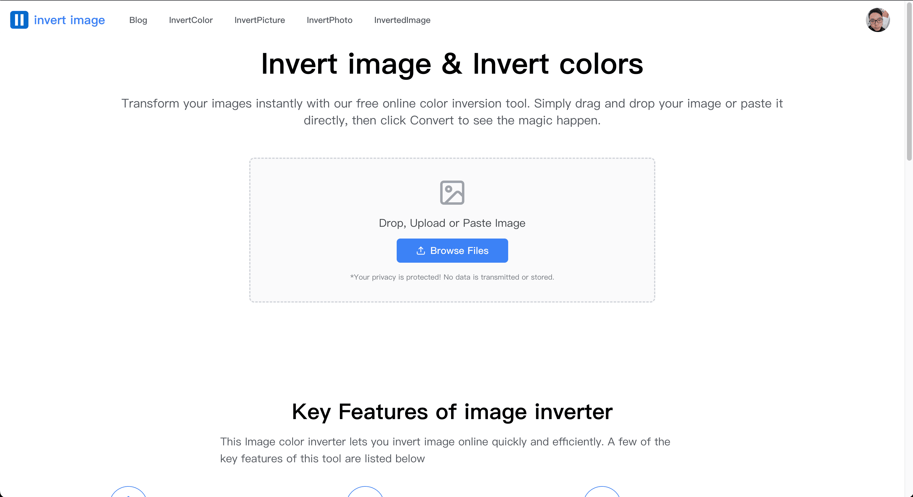 invert image screenshot 1