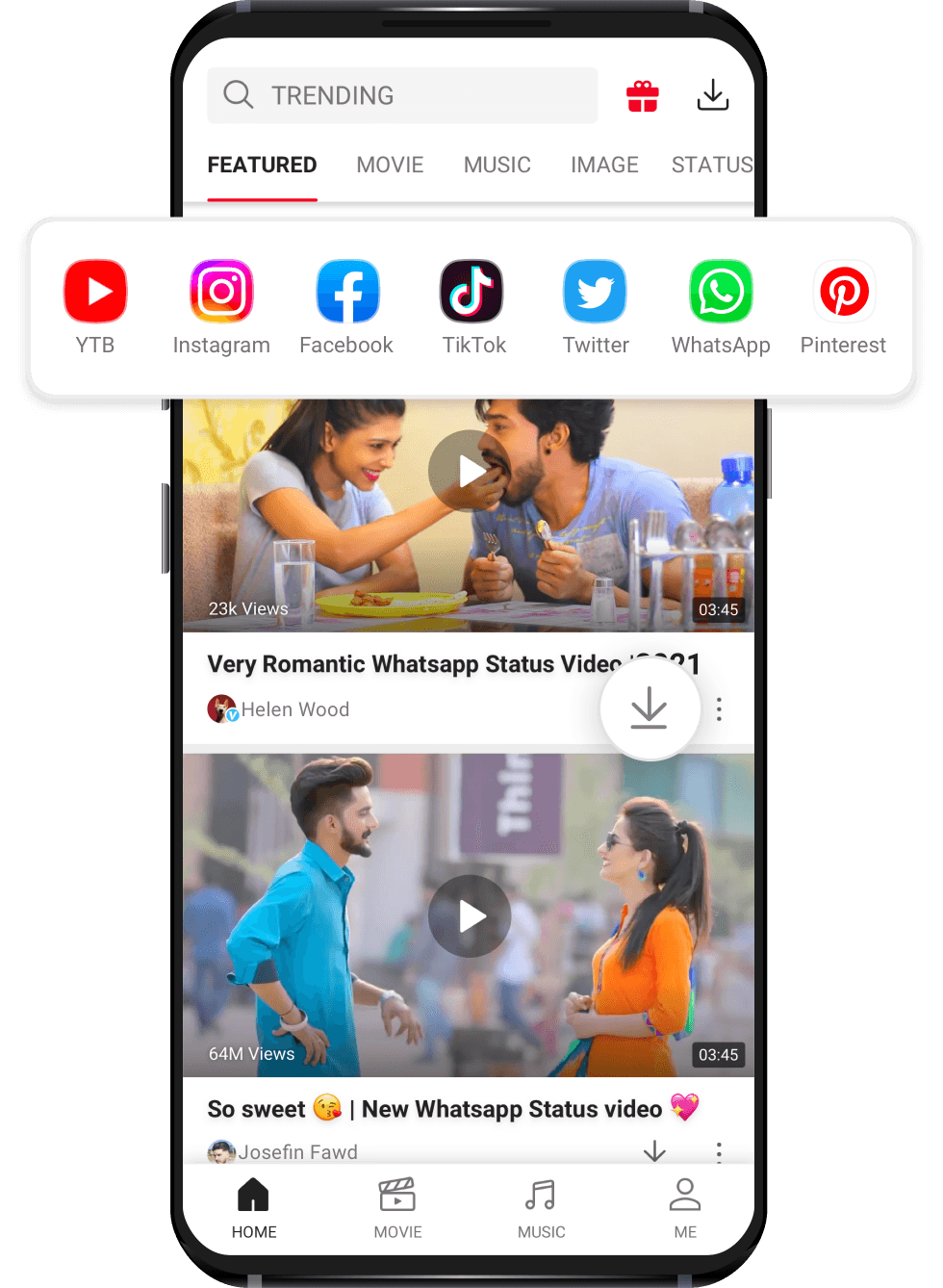 Vidmate screenshot 1