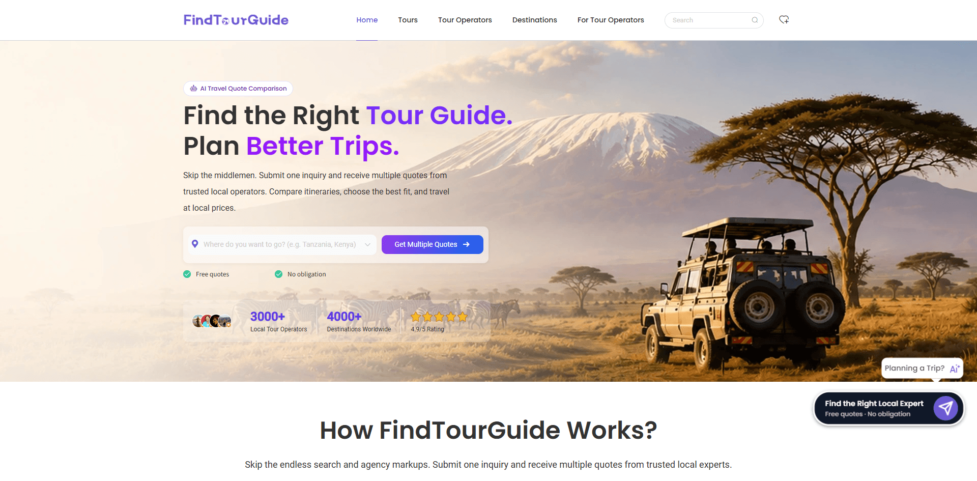 FindTourGuide screenshot 1