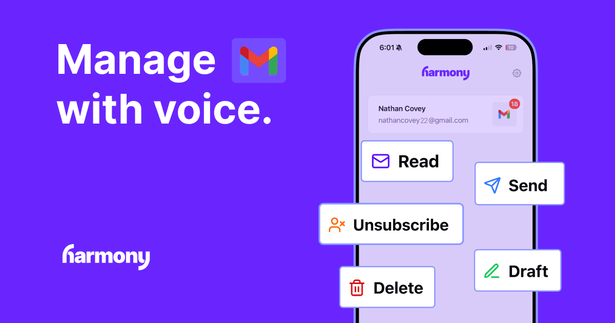 Harmony AI Email Assistant screenshot 1