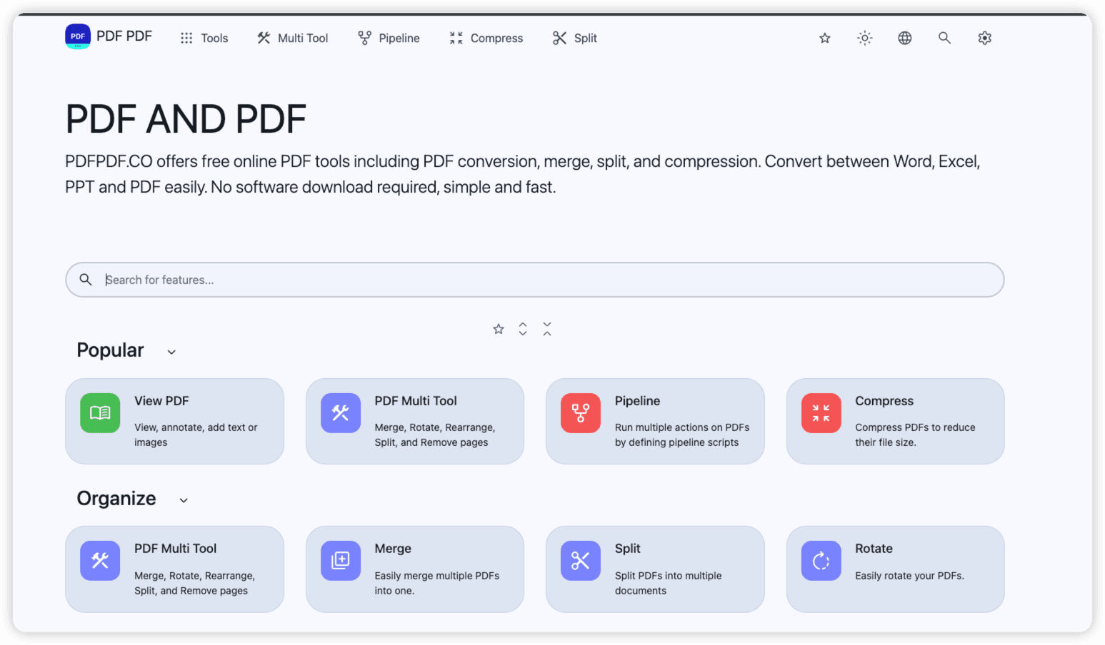 pdfpdf screenshot 1