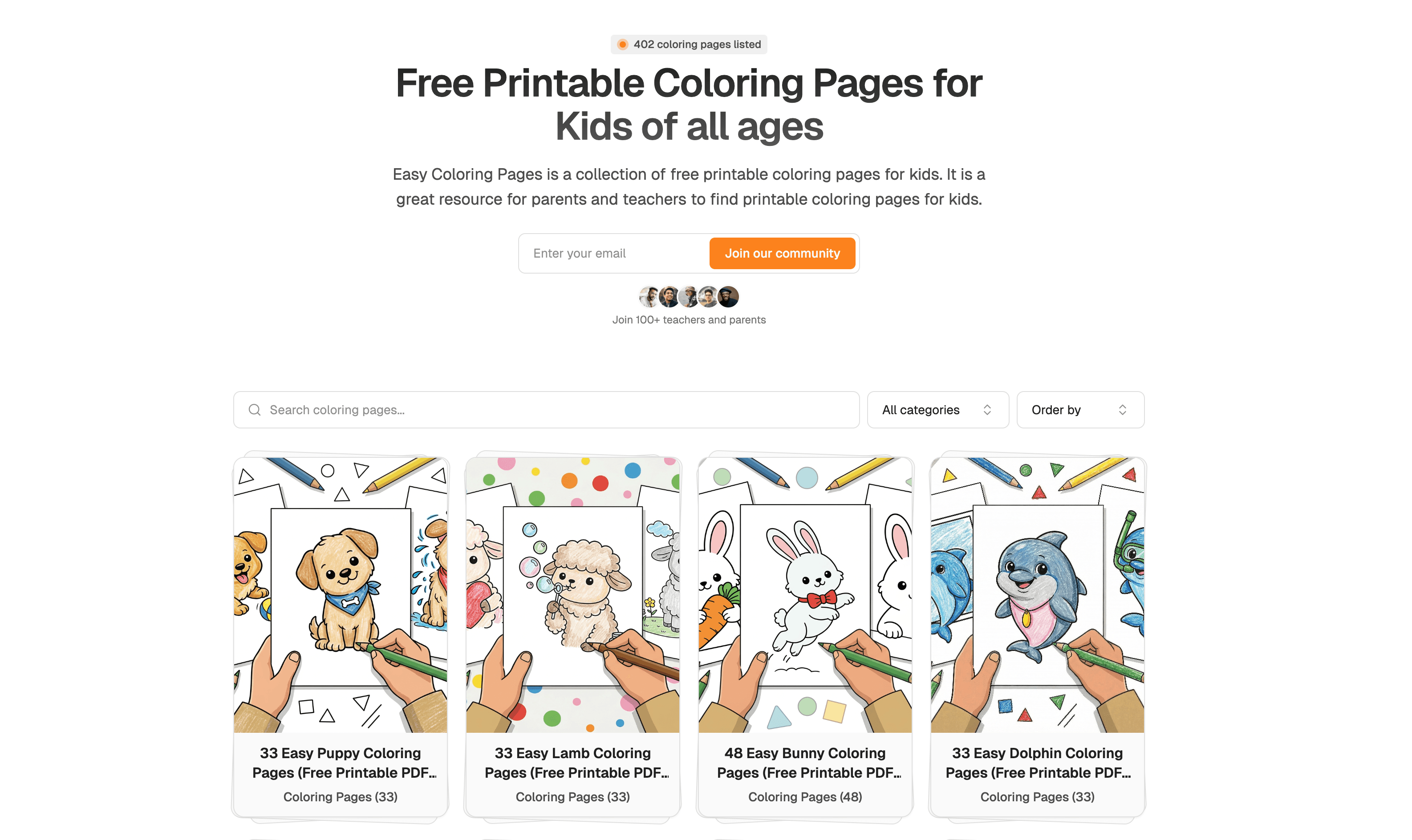 Easy Coloring Pages screenshot 1