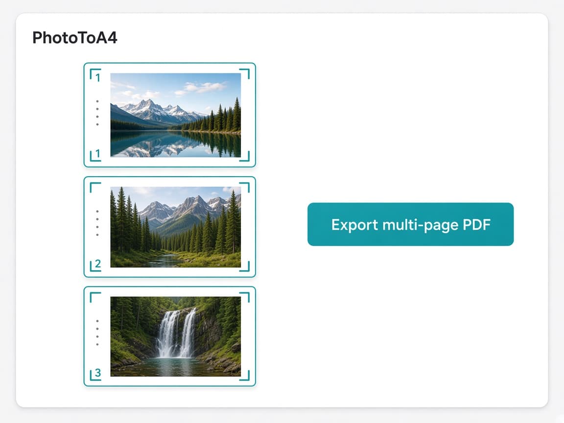 PhotoToA4 screenshot 1