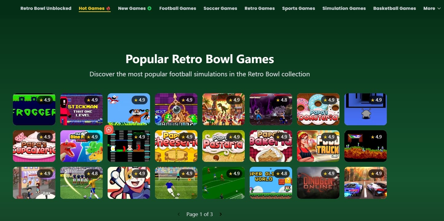 Retro Bowl screenshot 1