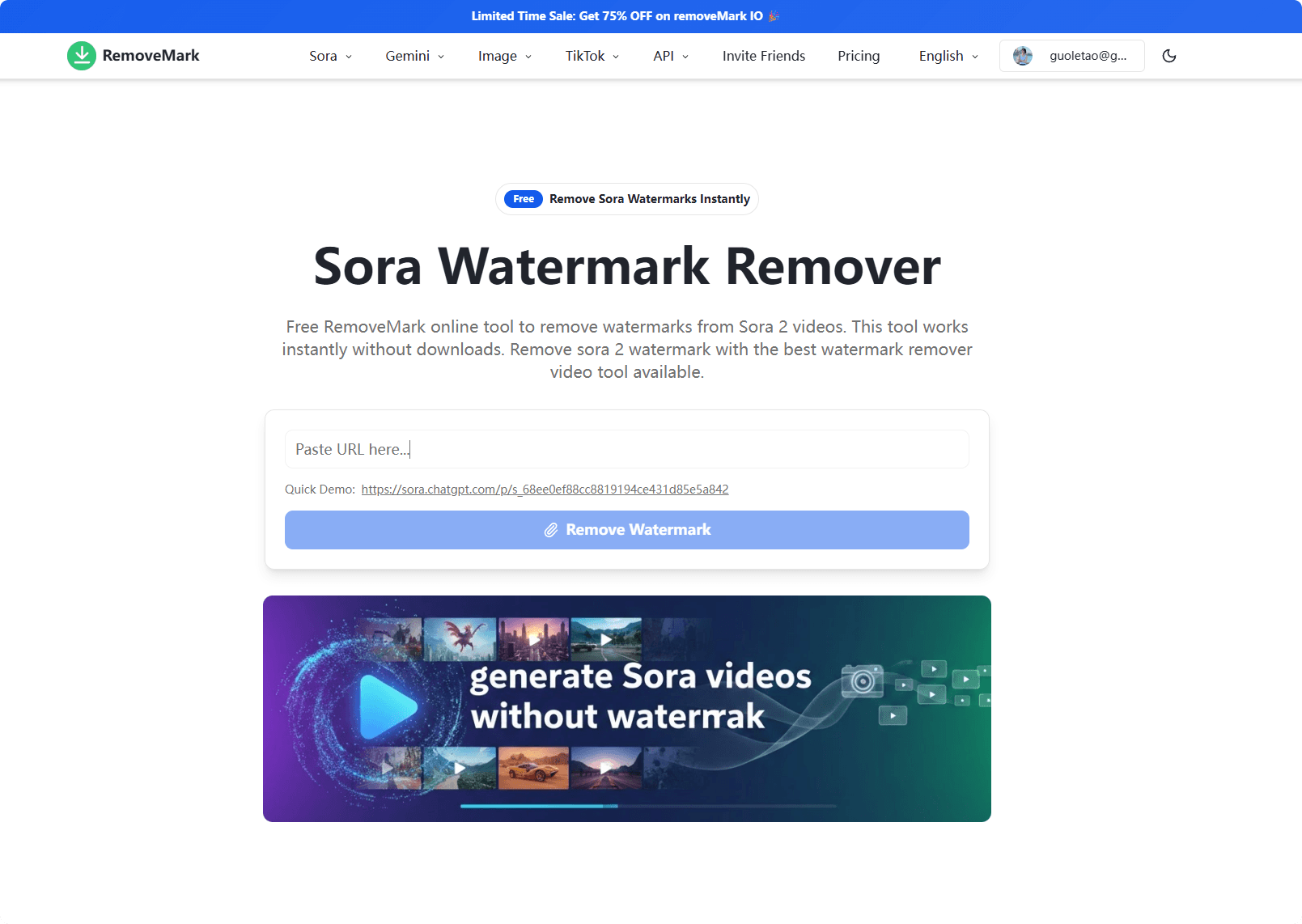 RemoveMark IO screenshot 1