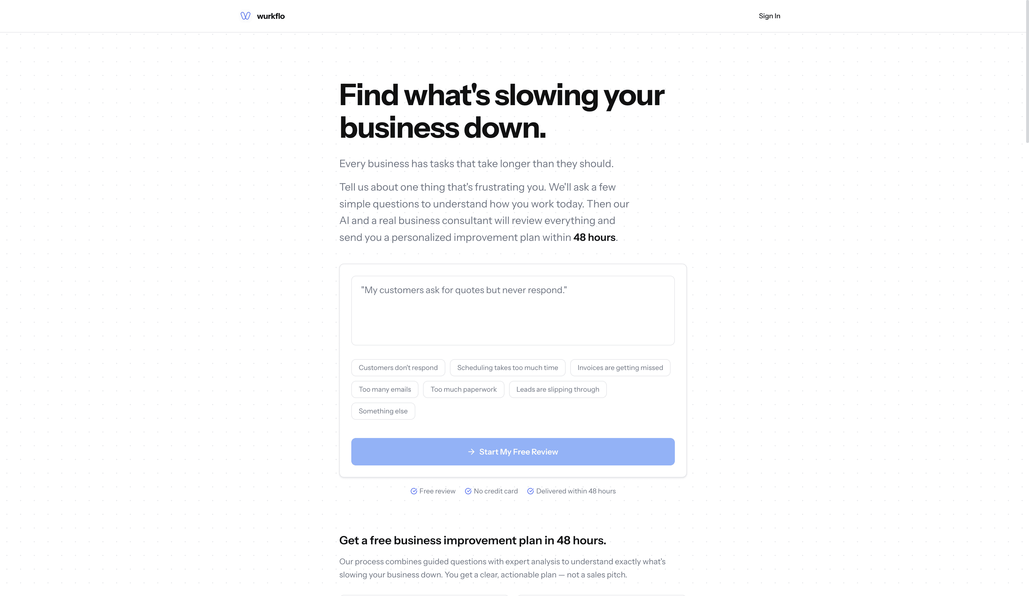 Wurkflo screenshot 1