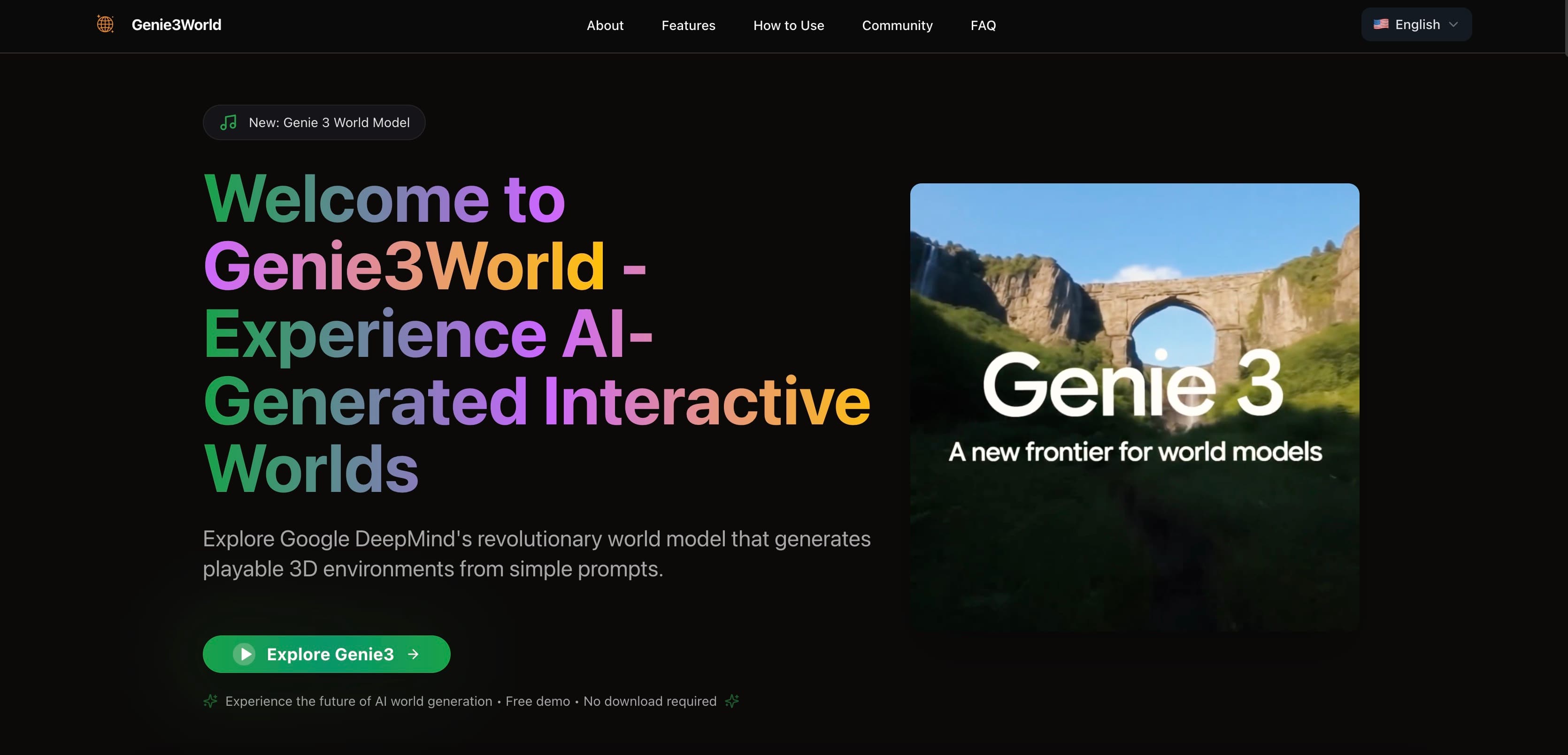 Genie3World screenshot 1