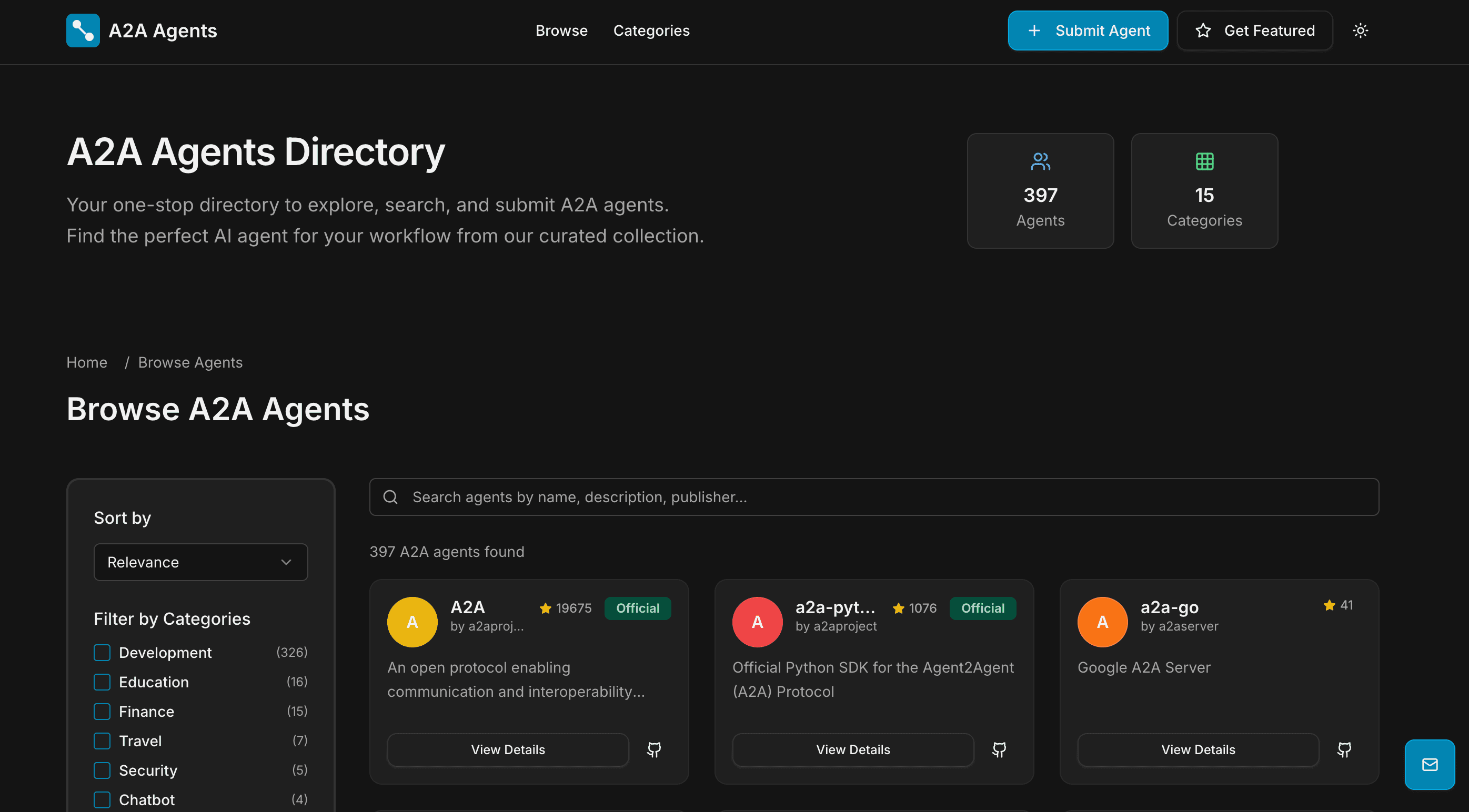 A2A Agents screenshot 1