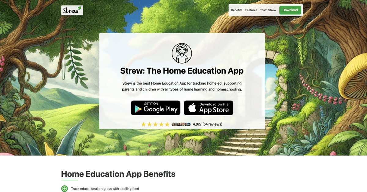 Strew Home Education App screenshot 1
