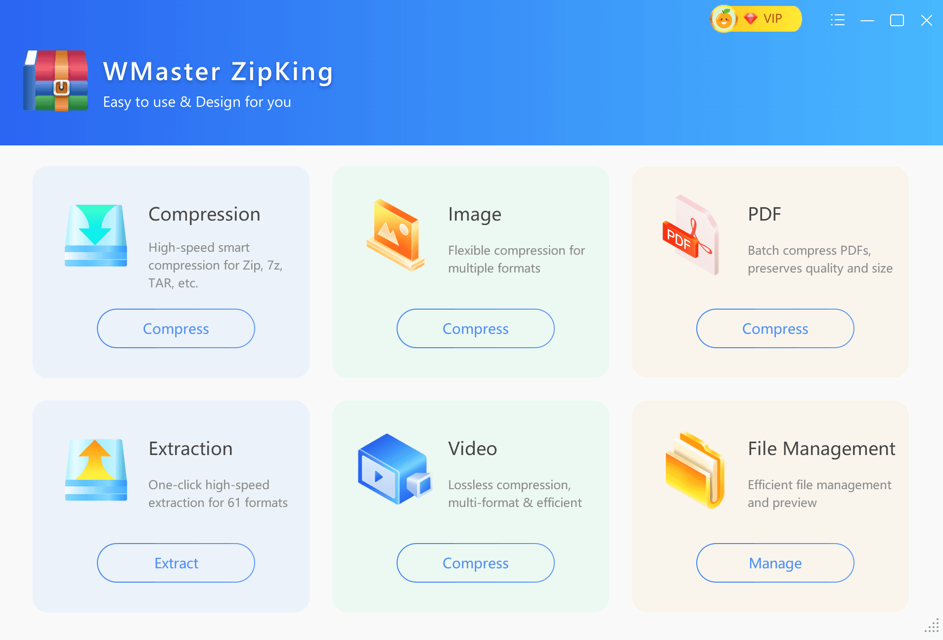 WMaster ZipKing screenshot 1