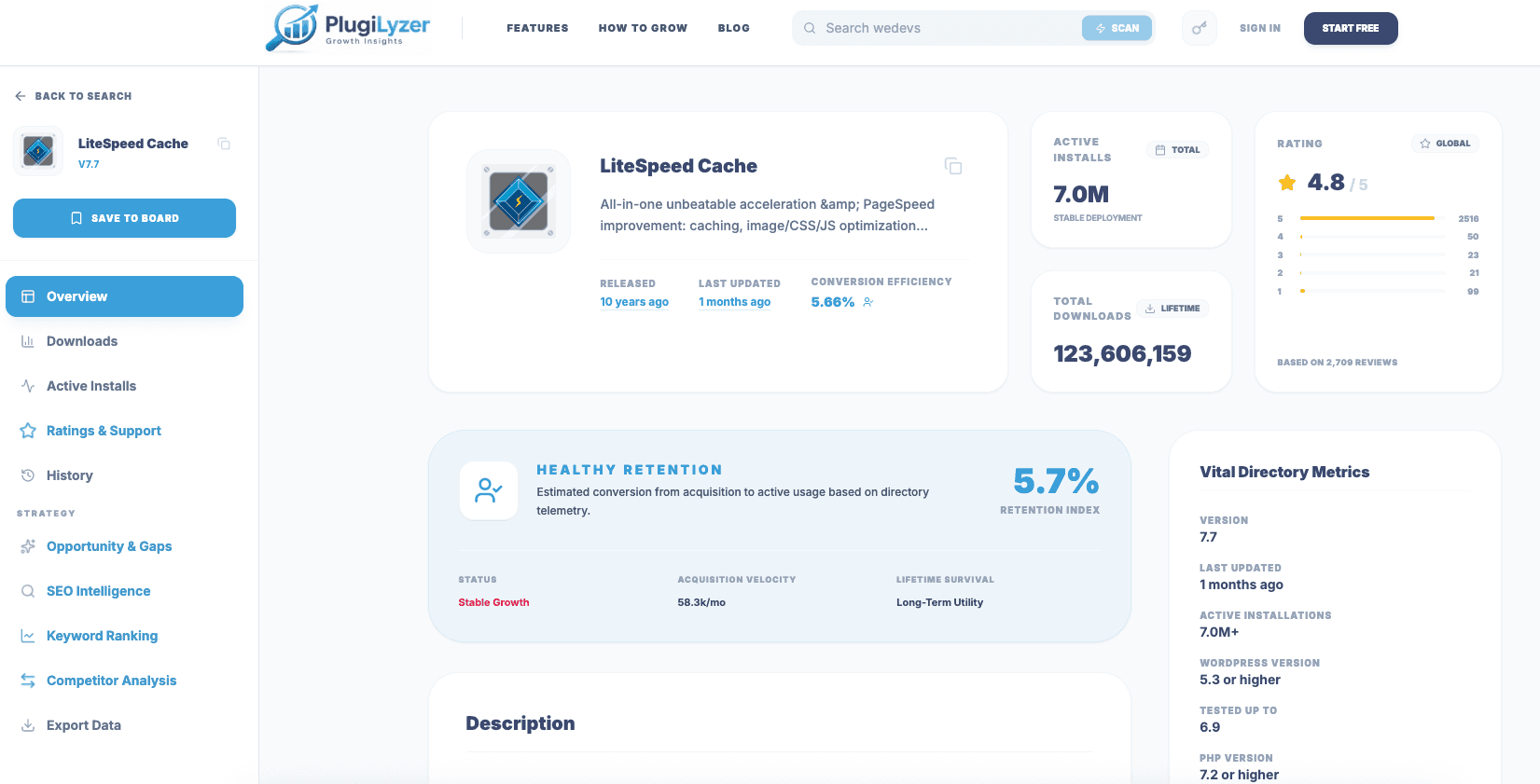 PlugiLyzer screenshot 1
