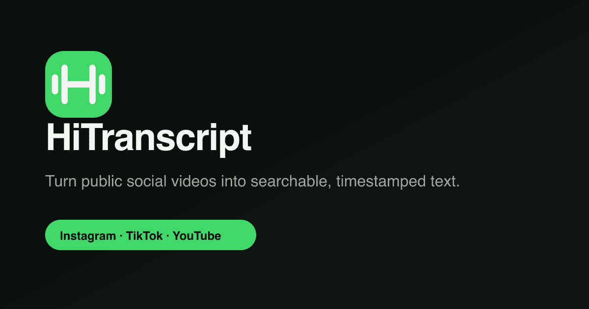 HiTranscript screenshot 1