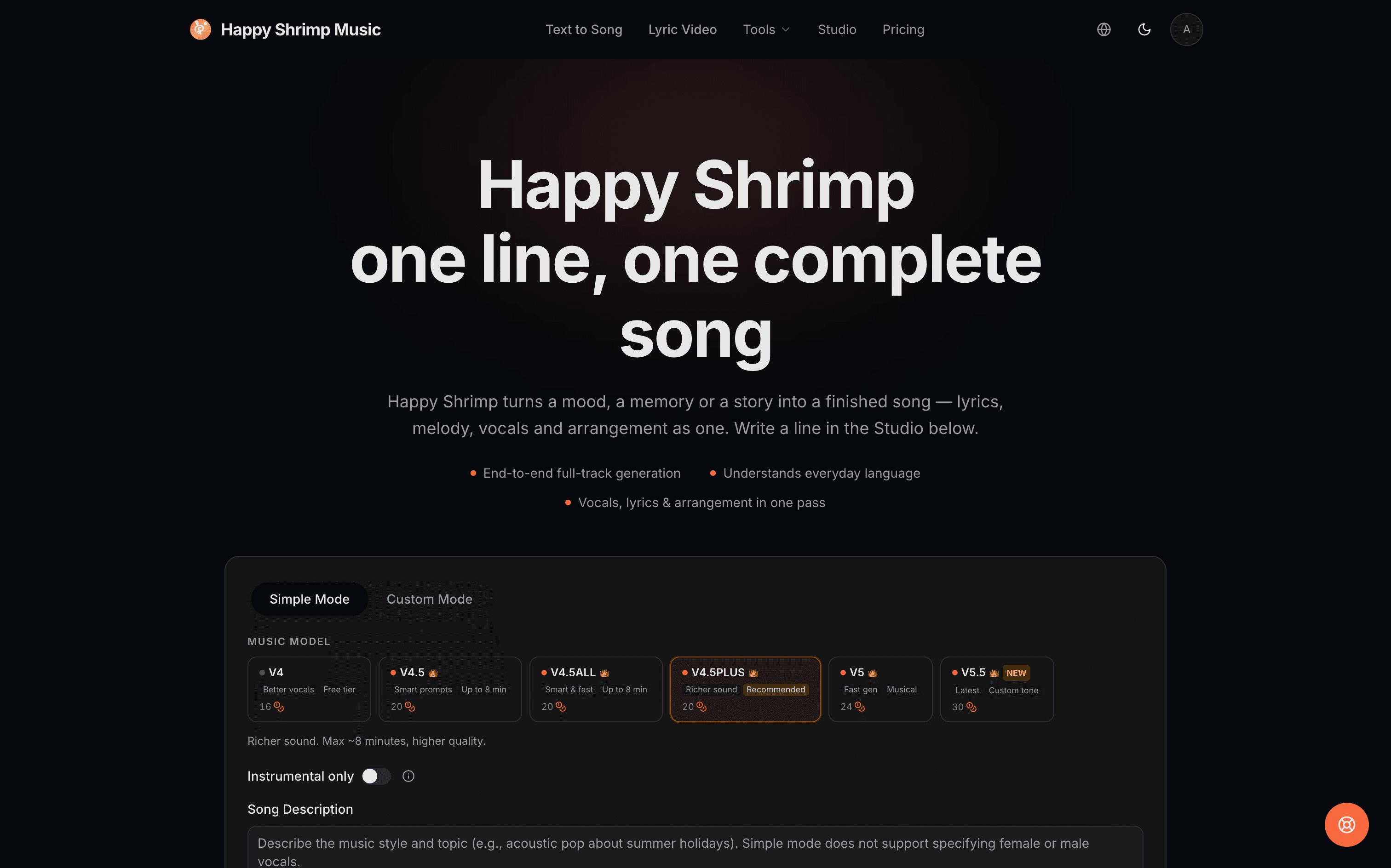 Happy Shrimp Music screenshot 1