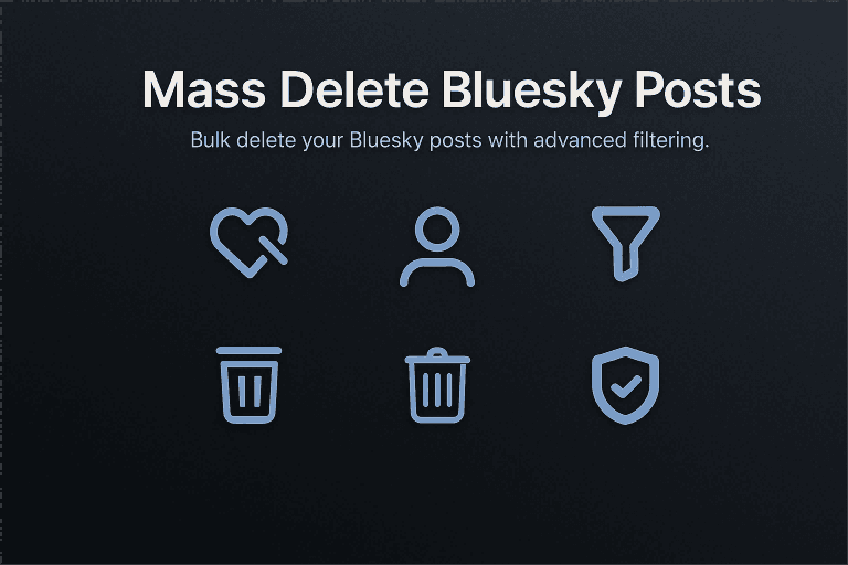 BskyDelete screenshot 1