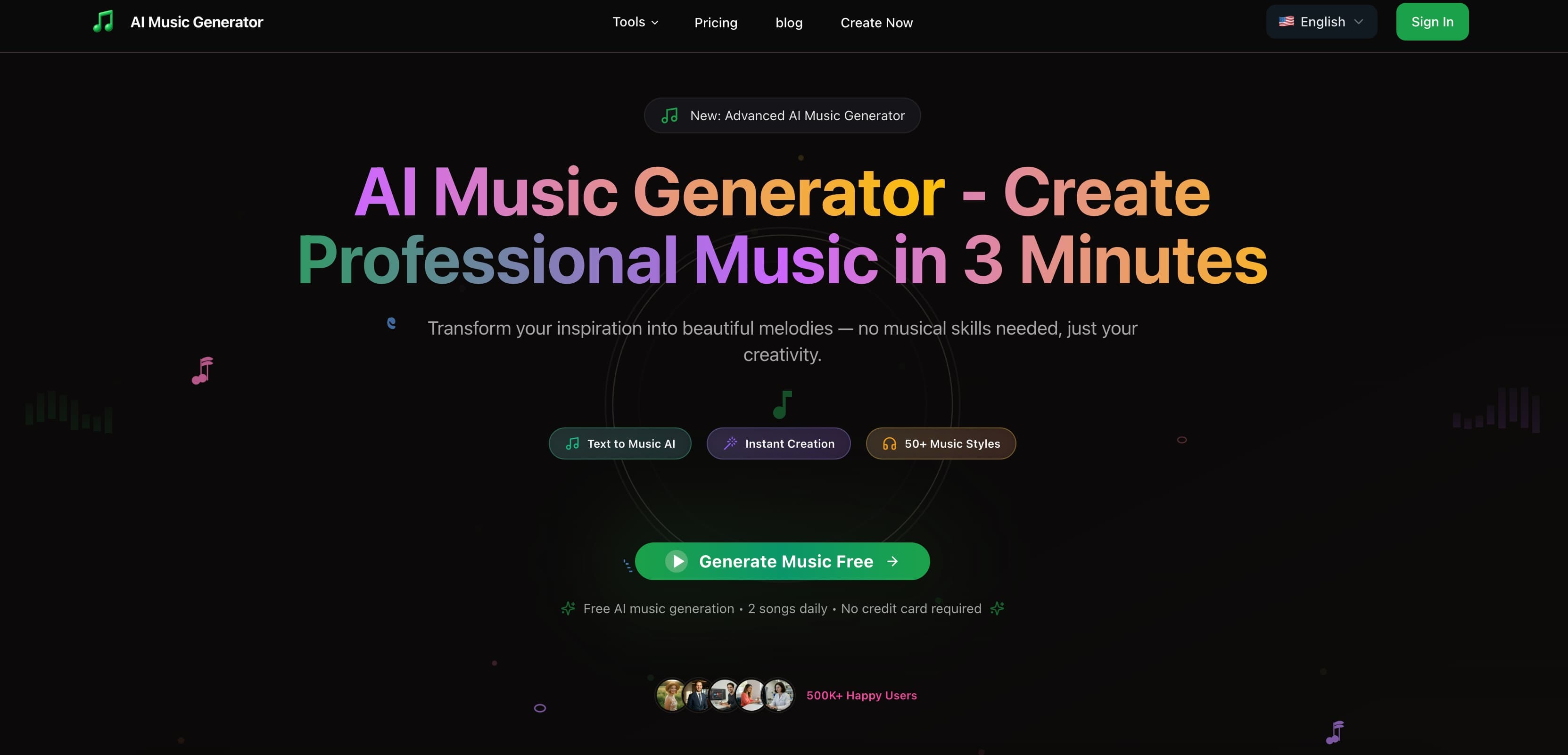AI Music Generator screenshot 1
