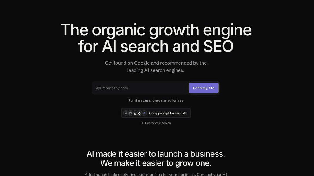 AfterLaunch screenshot 1