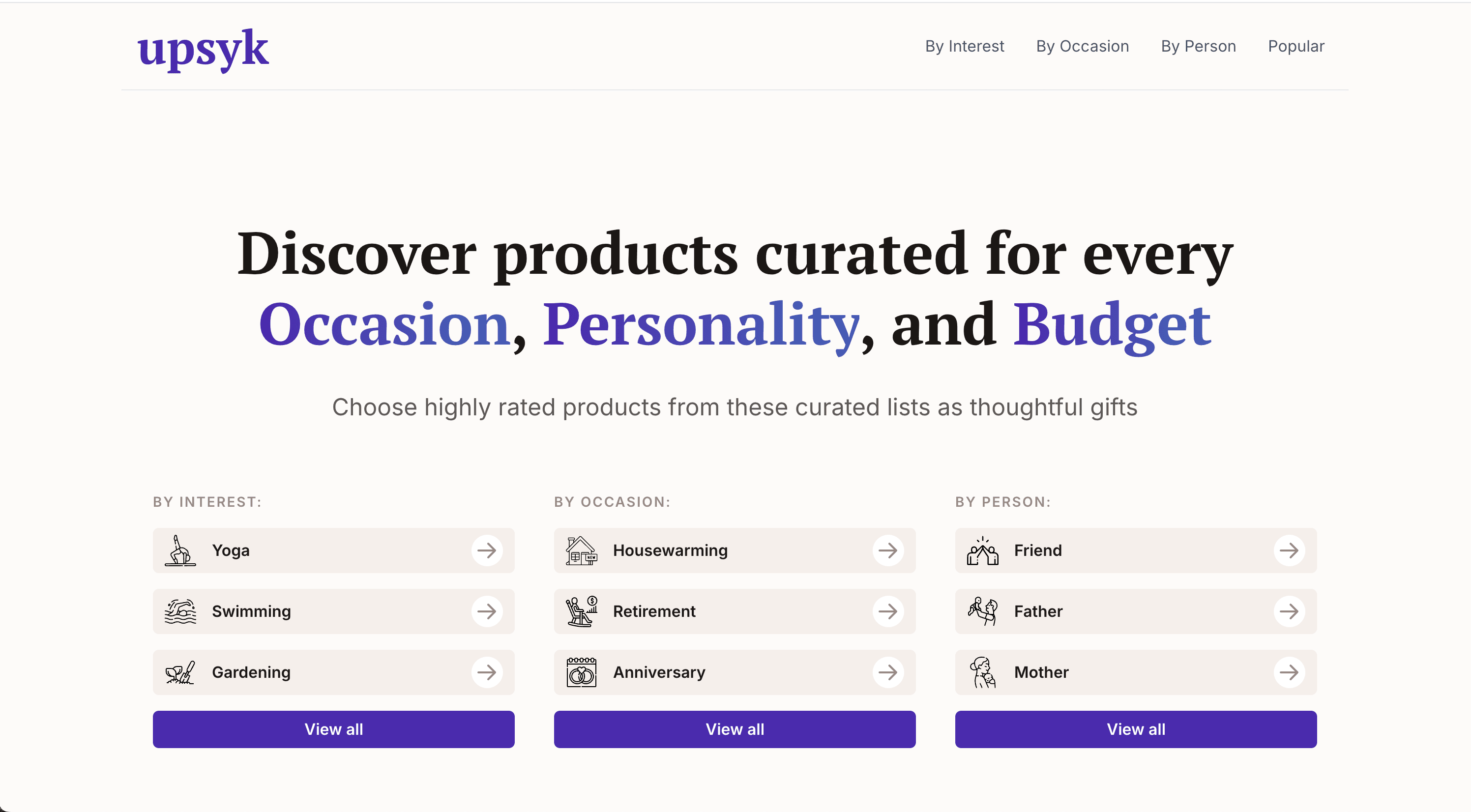 Upsyk screenshot 1